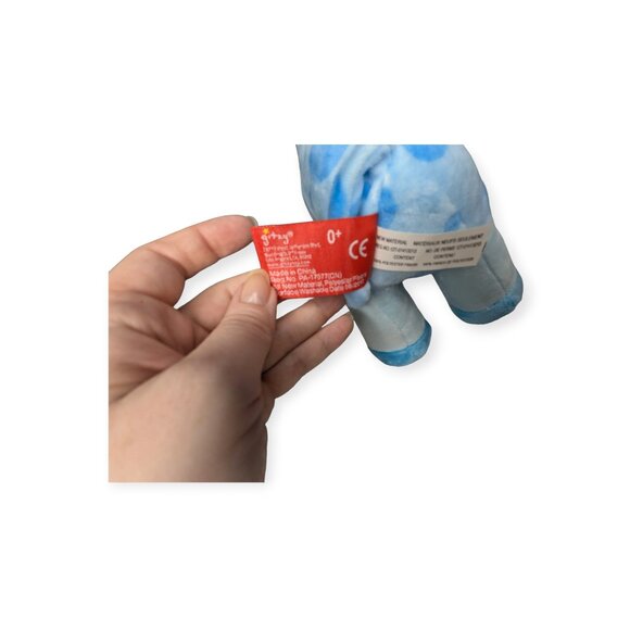 Gitzy Blue Polka Dot Giraffe Lovey Nursery NWOT - Picture 6 of 14